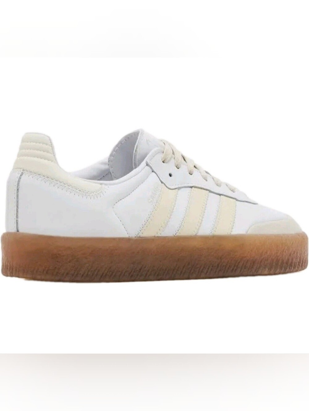 Adidas Sambae 'Wonder White Gum' Sneakers US Women's Size 9.5 / US Mens Size 8.5 - Picture 4 of 9